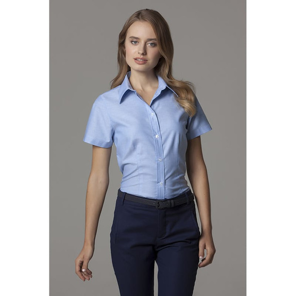 Kustom Kit KK360 - Women's workplace Oxford blouse short sleeved