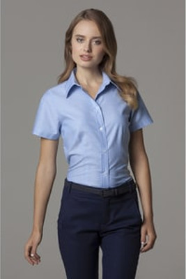 Kustom Kit KK360 - Women's workplace Oxford blouse short sleeved