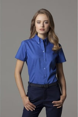 Kustom Kit KK701 - Women's corporate Oxford blouse short sleeved