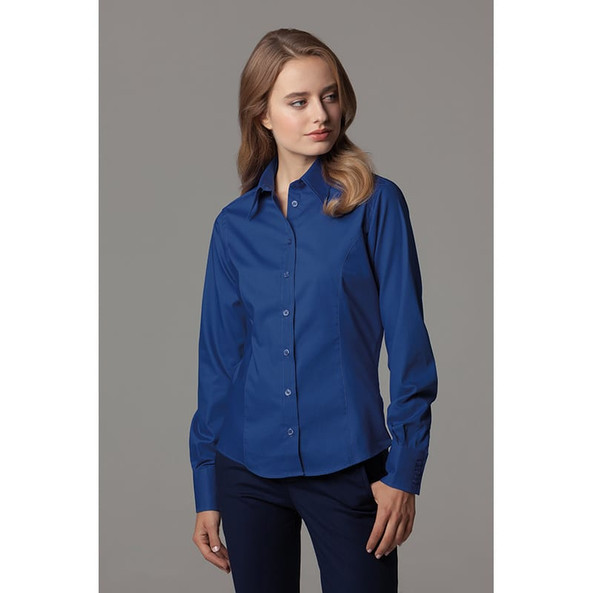 Kustom Kit KK702 - Women's corporate Oxford blouse long sleeved