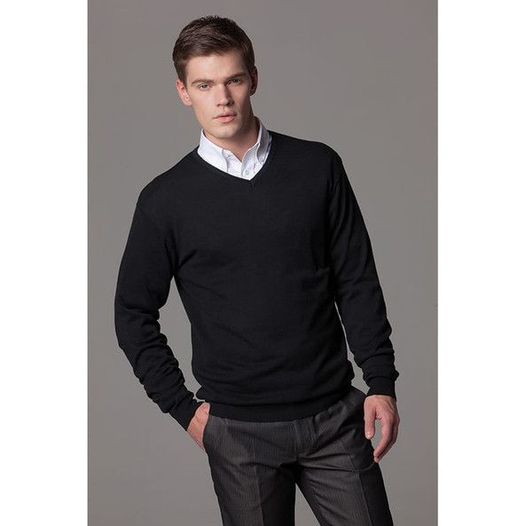 Kustom Kit KK352 - Arundel v-neck sweater long sleeve