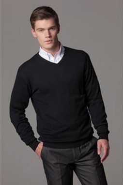 Kustom Kit KK352 - Arundel v-neck sweater long sleeve