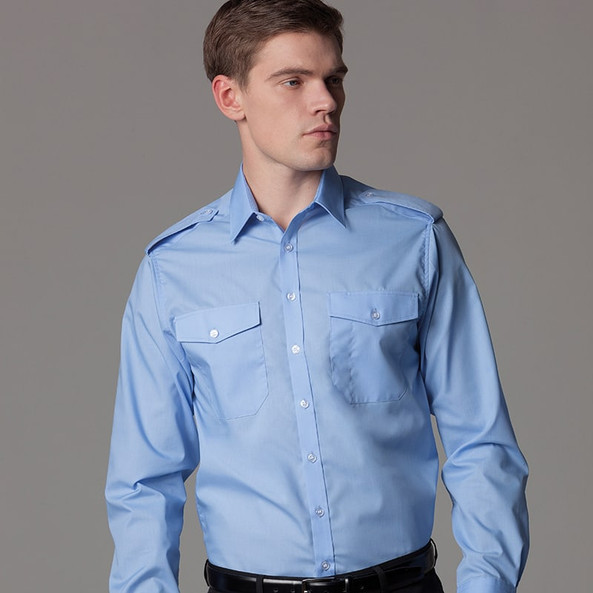 Kustom Kit KK134 - Pilot shirt long sleeved