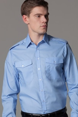 Kustom Kit KK134 - Pilot shirt long sleeved