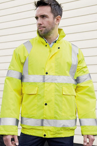 Result R217X - Visokovidljivi vodootporni zimski radni Blouson