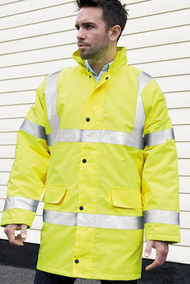 Result R218X - High-Visibility Waterproof Safety Coat with Hood