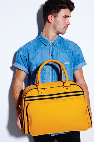 BagBase BG075 - Vintage Style Multi-Pocket Bowling Tote Bag