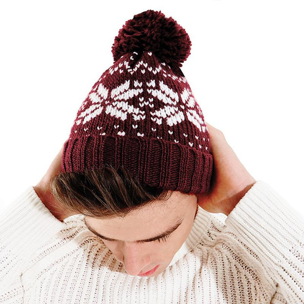 Beechfield BC456 - Gorro Fair Isle Snowstar