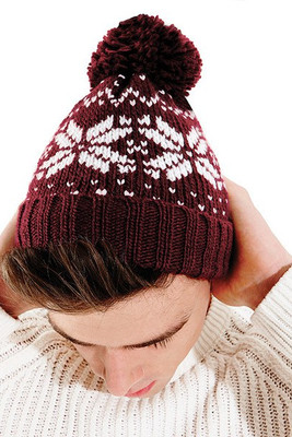 Beechfield BC456 - Σκουφάκι Fair Isle snowstar