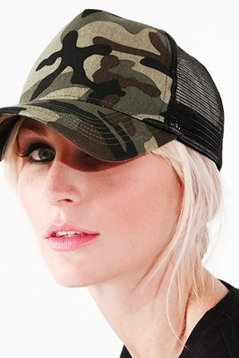 Beechfield BC694 - Camo snapback trucker