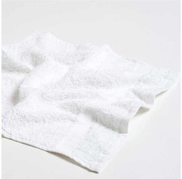 Towel city TC001 - Premium Herringbone Face Cloth with Hanging Loop