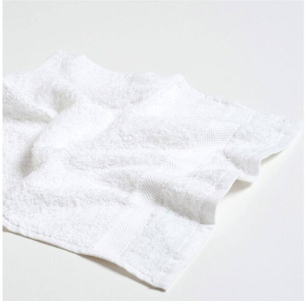 Towel city TC001 - Premium Herringbone Face Cloth with Hanging Loop