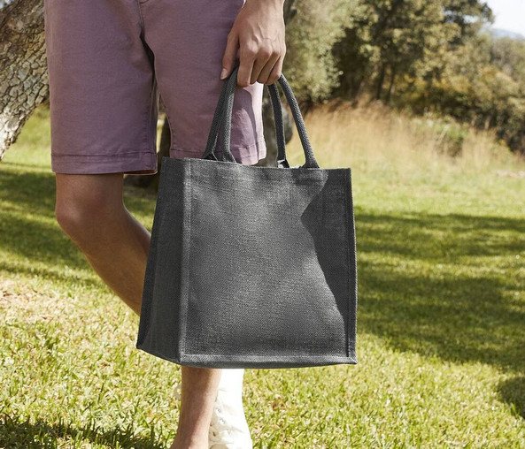 Westford mill WM413 - Umweltfreundliche Jute Midi Tragetasche