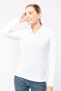 Kariban K244 - LADIES LONG SLEEVE PIQUE POLO SHIRT
