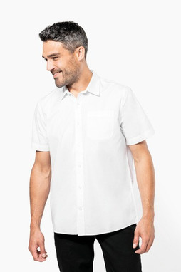 Kariban K543 - CAMISA DE MANGA CURTA EM POPELINE TRATAMENTO FÁCIL