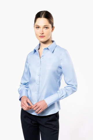 Kariban K538 - DAMES STRIJKVRIJE BLOUSE LANGE MOUWEN
