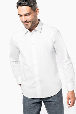 Kariban K529 - Pflegeleichte Herren Langarm Hemd Stretch