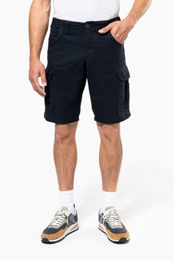 Kariban K766 - Bermuda Masculina Multi Bolsos de Algodão