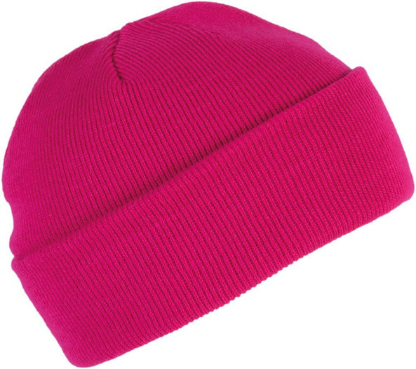 K-up KP031 - Bonnet Revers Doublé en Acrylique Confortable