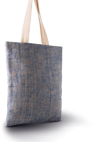 Kimood KI0226 - SAC EN TOILE DE JUTE TEINT 100% NATUREL