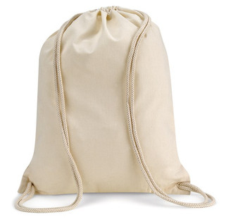 Westford mill W110 - Eco-Friendly Cotton Drawstring Gym Bag 12L
