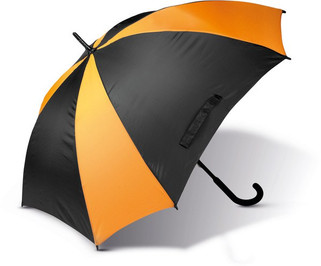 Kimood KI2023 - Durable Square Fiberglass Umbrella with Rubber Handle