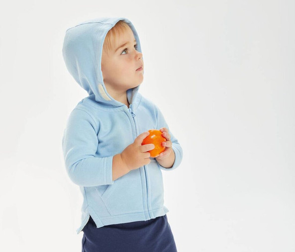 Babybugz BZ032 - Hoodie Infantil Confortável com Capuz e Bolsos