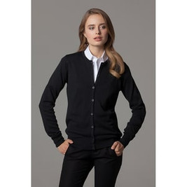 Kustom Kit KK355 - Women's Arundel crew neck cardigan long sleeve