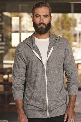 Alternative 1970e1 - Unisex Eco-Jersey Hooded Full-Zip T-Shirt