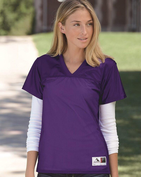 Augusta Sportswear 250 - Remera de fútbol americano fit de mujer