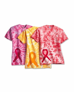Tie-Dyed 200AR - Awareness Ribbon T-Shirt