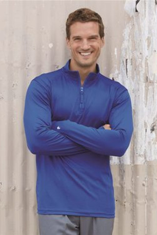 Badger 4280 - Poly/Spandex 1/4 Zip Lightweight Pullover