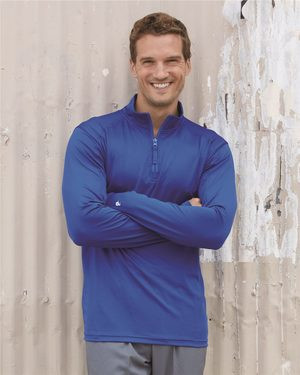 Badger 4280 - Poly/Spandex 1/4 Zip Lightweight Pullover