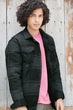 Burnside B8610 - Quilted Flannel Jacket