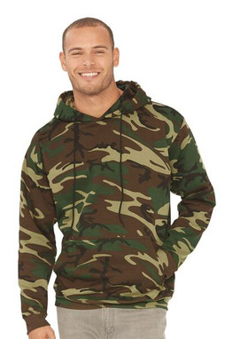 Code V 3969 - Camouflage Pullover Hooded Sweatshirt