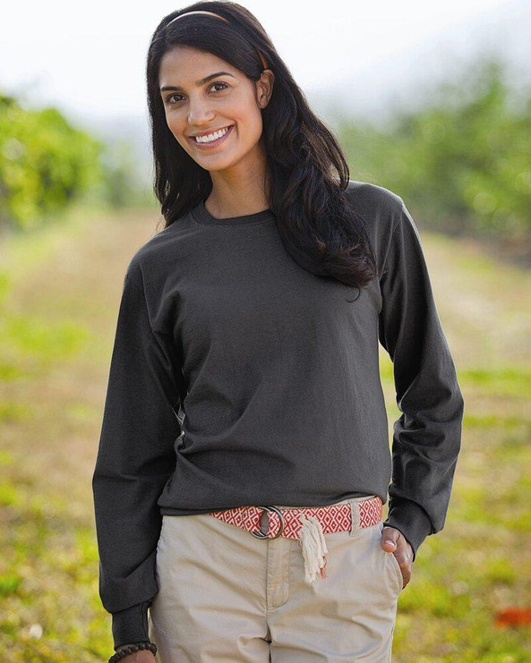 Fruit of the Loom 4930R - Heavy Cotton Long Sleeve T-Shirt