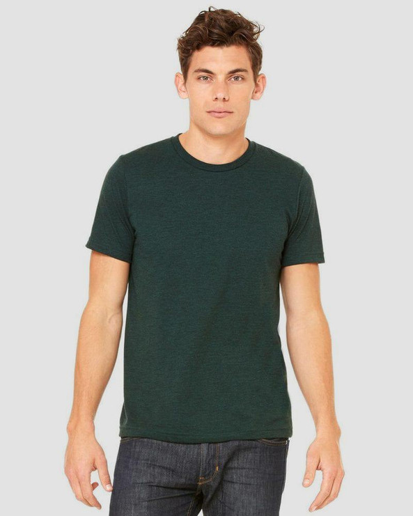Bella+Canvas 3413 - Remera Unisex de tres materiales manga corta