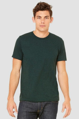 Bella+Canvas 3413 - Remera Unisex de tres materiales manga corta