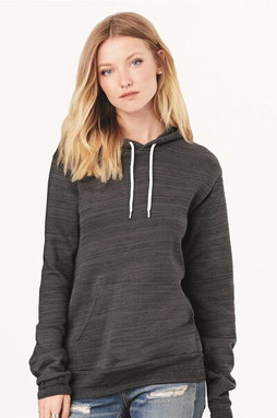 Bella+Canvas 3719 - Unisex Poly/Cotton Hooded Pullover Sweatshirt