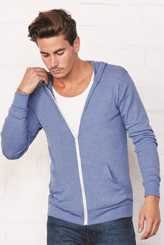 Bella+Canvas 3939 - Buzo unisex triblend cierre completo