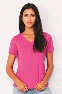 Bella+Canvas 6405 - Relaxed Short Sleeve Jersey V-Neck T-Shirt