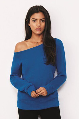 Bella+Canvas 7501 - Ladies Triblend Wideneck Sweatshirt