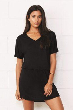 Bella+Canvas 8812 - Ladies Flowy Blousy V-Neck Dress