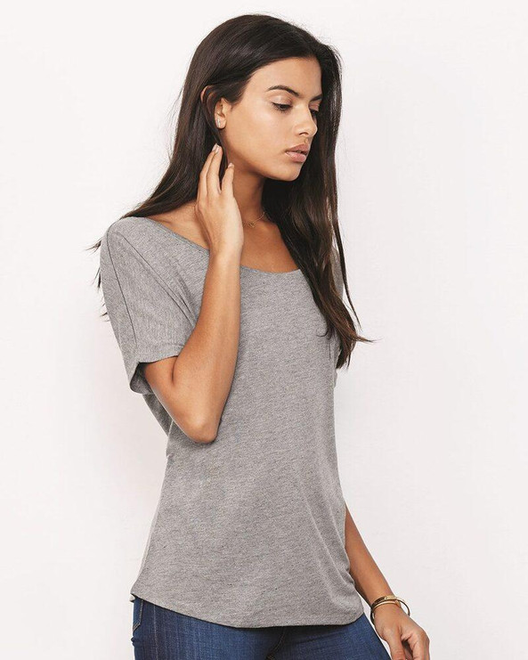 Bella+Canvas 8816 - Remera suelta simple para mujer 