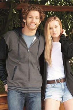 Independent Trading Co. IND45UVZ - Unisex Varsity Full-Zip Hooded Sweatshirt
