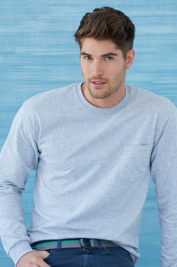 Gildan 2410 - Ultra Cotton™ Long Sleeve T-Shirt with a Pocket