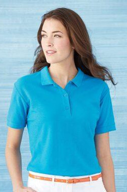 Gildan 82800L - Ladies Premium Cotton Double Pique Sport Shirt