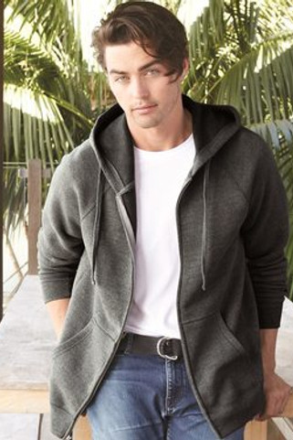 Independent Trading Co. PRM33SBZ - Unisex Special Blend Raglan Hooded Full-Zip Sweatshirt