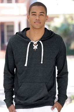 J. America 8231 - Sport Lace Jersey Hooded Pullover T-Shirt