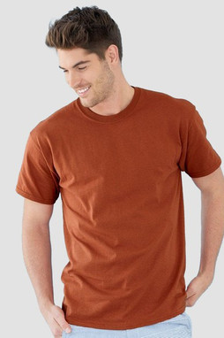gildan t-shirts for men dark orange